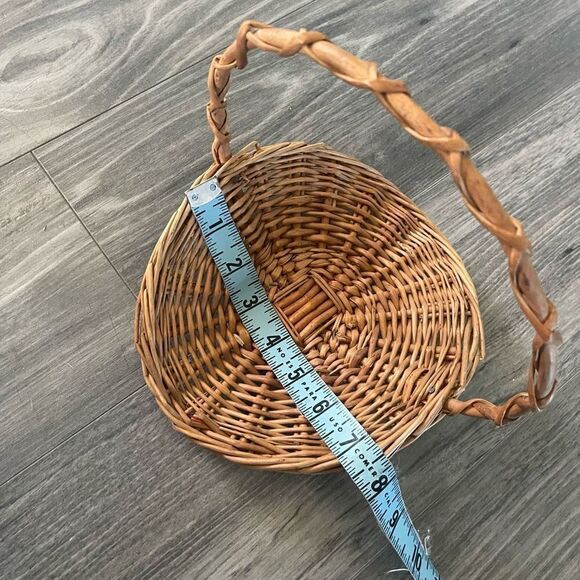 Small size wicker open basket - Picture 3 of 5
